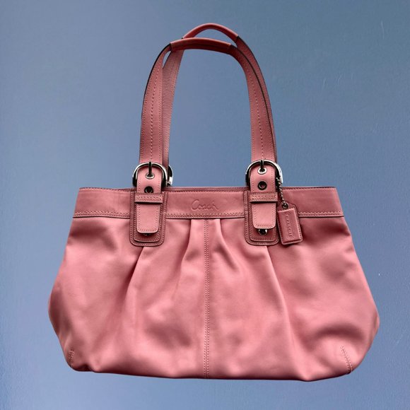 Coach Handbags - Coach Barbie Pink Leather Shoulder Bag